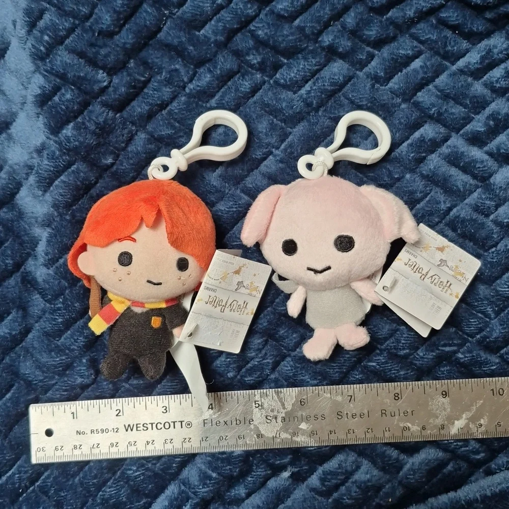 Harry Potter Ron Weasley & Dobby Plush Keychain Set, New With Tags - Picture 11 of 14